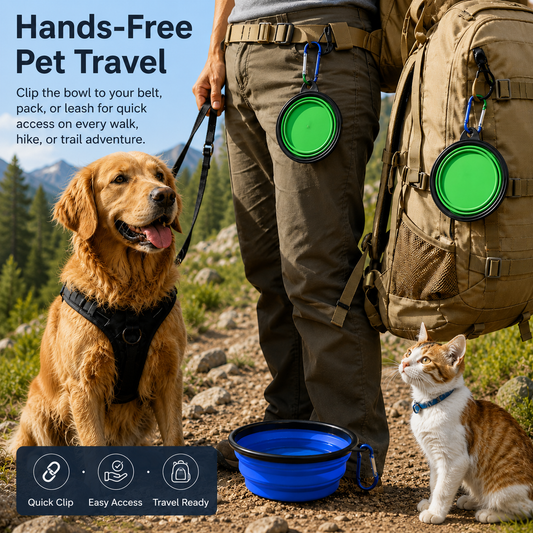 Dora's Inventory™ TrailReady Collapsible Pet Travel Bowl