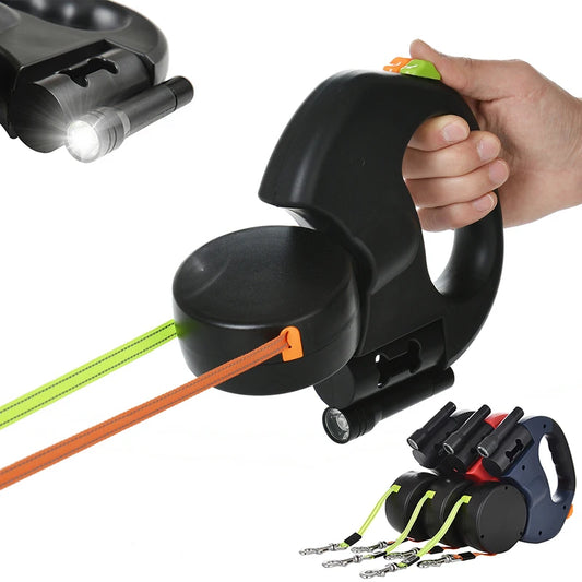 Dora's Inventory™ GlowSafe Dual Retractable Leash for Pets